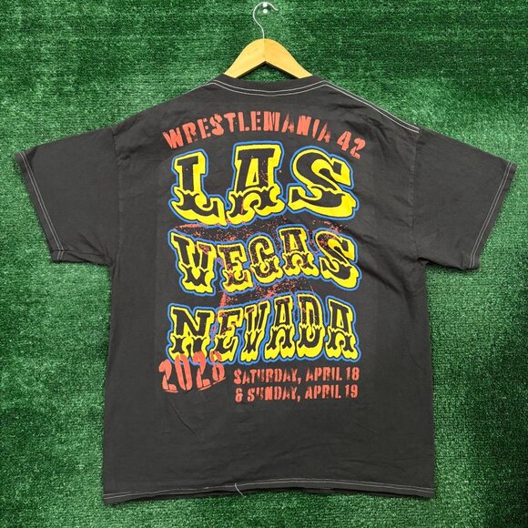 WWE Wrestlemania 42 Las Vegas Nevada T-Shirt Size Extra Large - Picture 3 of 5